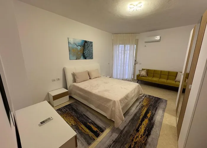 Apartament Mountain&beach View, Large Balcony Flat In Wlora