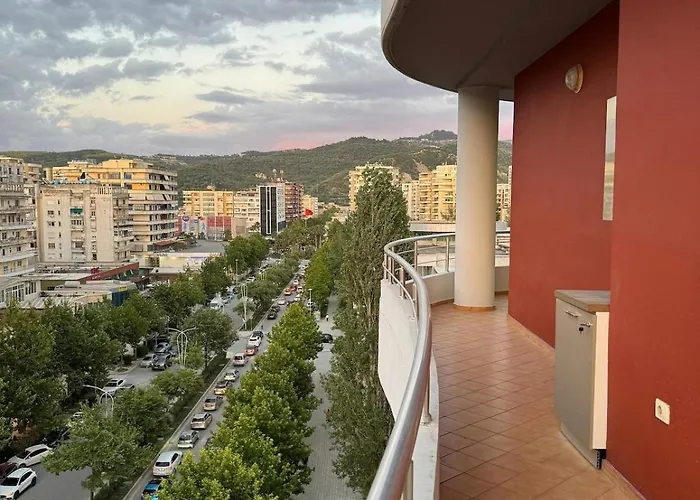 Mountain&beach View, Large Balcony Flat In Wlora