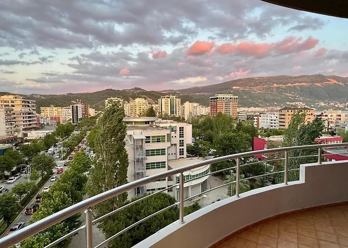 Mountain & View, Large Balcony Flat In * Vlore